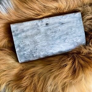 1950s Wilardy Pearlized Lucite Clutch
